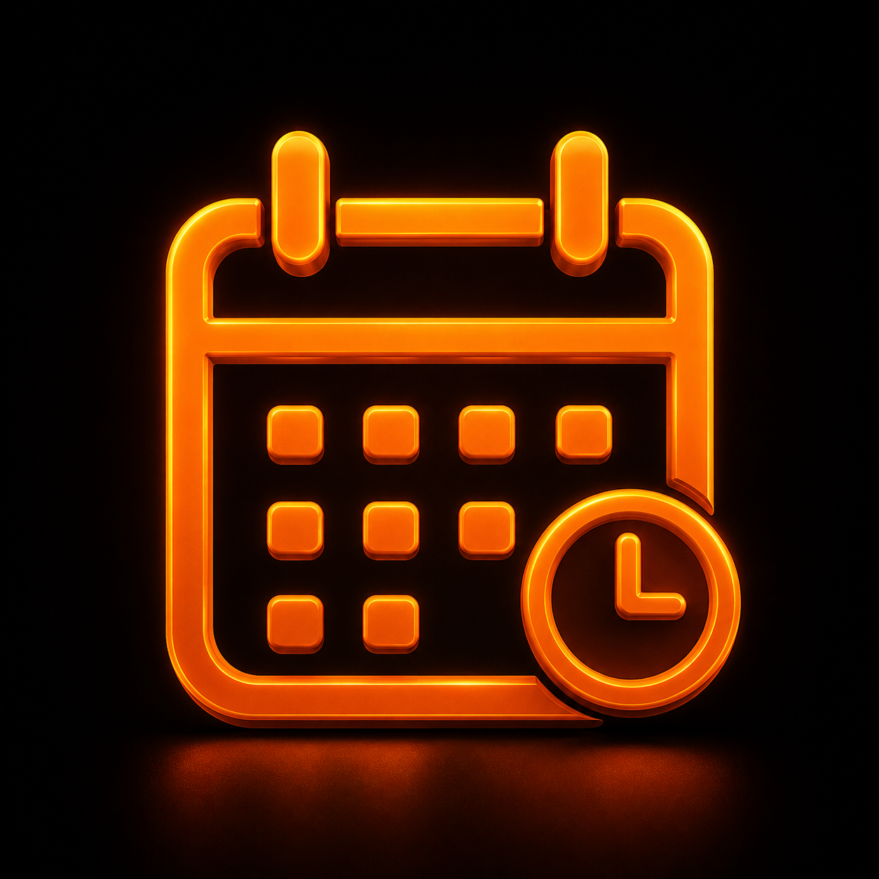 Ícone de calendário mensal